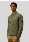 C.P. Company, Overshirt, Chrome-R Lens Overshirt, Laurel Wreath