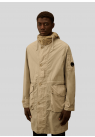 C.P. Company, Overtøj, Flatt Nylan Mixed Goggle Parka, Dove 