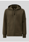 C.P. Company, Sweatzip, Raised Fleece Zip Hooded Lens, Gunmetal