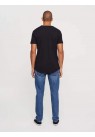 GABBA, KONRAD SLUB T-SHIRT I SORT