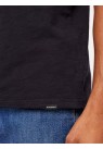 GABBA, KONRAD SLUB T-SHIRT I SORT