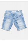 GABBA, SANZA STRETCH SHORTS I LYS BLÅ