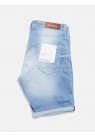 GABBA, SANZA STRETCH SHORTS I LYS BLÅ