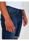 GABBA, SANZA STRETCH SHORTS I BLÅ