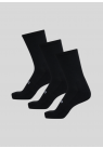Halo, Strømper, Essential Cotton Socks 3-Pack, Black