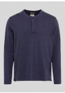 Camel Active, T-shirt, LS Lightweight Henley, Navy 