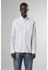 NN07, Skjorte, Arne 5246 Seersucker, Black Stripe