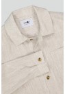 NN07 OLAV 1196 HØR OVERSHIRT I RÅHVID 