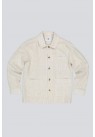 NN07 OLAV 1196 HØR OVERSHIRT I RÅHVID 