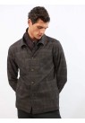 SAND COPENHAGEN, ANDY OVERSHIRT I BRUN TERN