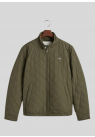 Gant, Overtøj, Quilt Windcheater, Green
