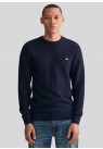 Gant, Strik, Crewneck, Navy