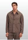 NN07, Overshirt, Blaze Seersucker, Marble Husk