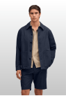 NN07, Overshirt, Blaze Seersucker, Navy