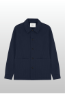 NN07, Overshirt, Blaze Seersucker, Navy