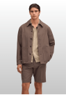 NN07, Overshirt, Blaze Seersucker, Marble Husk