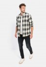 Camel Active, Skjorte, Black-White Check 