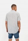 Camel Active, Skjorte SS, Fine Stripes, Light Grey