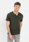Camel Active, T-shirt, Henley, Green