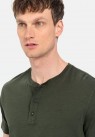 Camel Active, T-shirt, Henley, Green