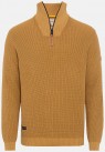 CAMEL ACTIVE, STRIKKET HALFZIP I SAND
