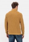 CAMEL ACTIVE, STRIKKET HALFZIP I SAND