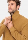 CAMEL ACTIVE, STRIKKET HALFZIP I SAND
