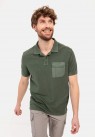 Camel Active, Polo, Badge Pocket, Green