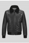 Milestone, Overtøj, Terry Leather Jacket, Black 