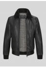 Milestone, Overtøj, Terry Leather Jacket, Black 