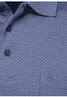 Ragman, Polo, Microfiber Jacquard, Azure