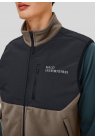Halo, Overtøj, Blocked Fleece Vest, Brown 