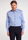 ETERNA, COMFORT-FIT SKJORTE I BLÅ