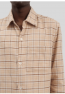 Another Aspect, Skjorte, Another Shirt 4.0, Brown-Yellow Stripe 