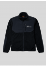 Halo, Overtøj, Blocked Zip Fleece Jacket, Black