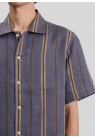 Another Aspect, Shirt 2.0, Blue Brown Stripe