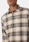 Camel Active, Skjorte, Lightweight Flannel, Beige Check 