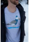 LAKOR, FISHING SEAGULL T-SHIRT I GRÅ