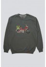 LAKOR, RED PUCH SWEATSHIRT I GRÅ 