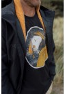 LAKOR, SAILOR PUFFIN T-SHIRT I SORT