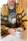 LAKOR, BEAVER OVERSHIRT I GUL