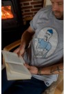 LAKOR, HITCHHIKER T-SHIRT I LYSGRÅ 