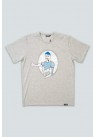 LAKOR, HITCHHIKER T-SHIRT I LYSGRÅ 