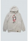 LAKOR, ATLANTIC PUFFIN HOODIE I GRÅ