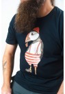 Lakor, T-shirt, Atlantic Puffin, Blueberry