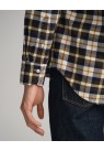 GANT, FLANNEL SKJORTE I BRUN