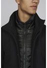 Matinique, Overtøj, Harvey Uldfrakke, Black