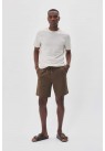 Matinique, Shorts, MAbarton Linen, Brown Soil