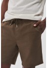 Matinique, Shorts, MAbarton Linen, Brown Soil