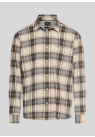 Camel Active, Skjorte, Lightweight Flannel, Beige Check 